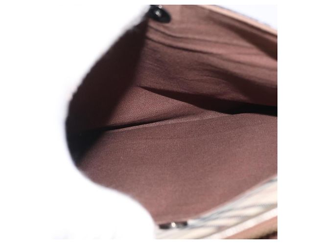 Borsa a Spalla Nova Check in Tela Beige e Argento Autentica BURBERRY 172803 - vista 22