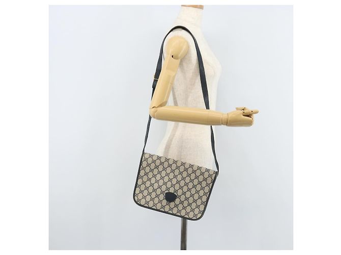 Gucci Borsa a Spalla GG Supreme PVC Navy Gold 001 116 0847 Auth ARZ232 D'oro Blu navy - vista 23