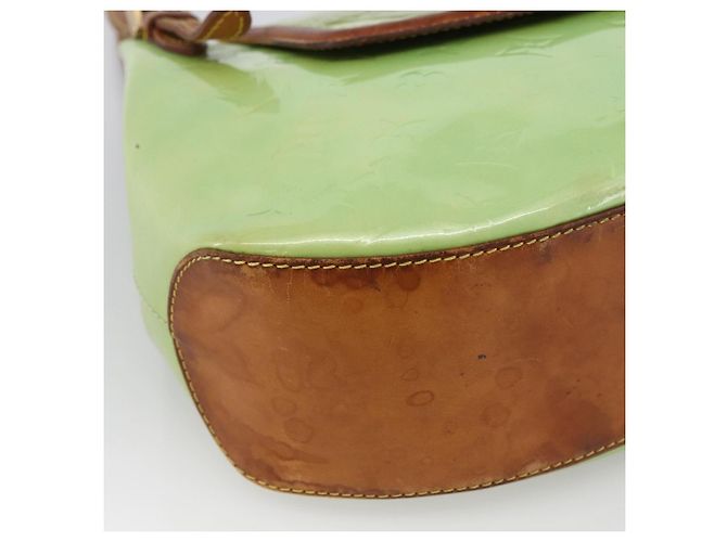 LOUIS VUITTON Borsa a Spalla Vernis Biscayne Bay GM Menta M91285 Auth LNZ031 Verde - vista 11
