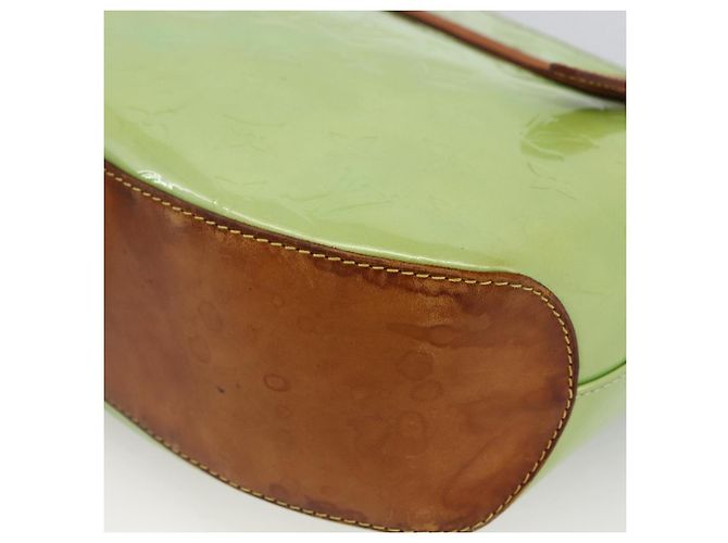 LOUIS VUITTON Borsa a Spalla Vernis Biscayne Bay GM Menta M91285 Auth LNZ031 Verde - vista 12