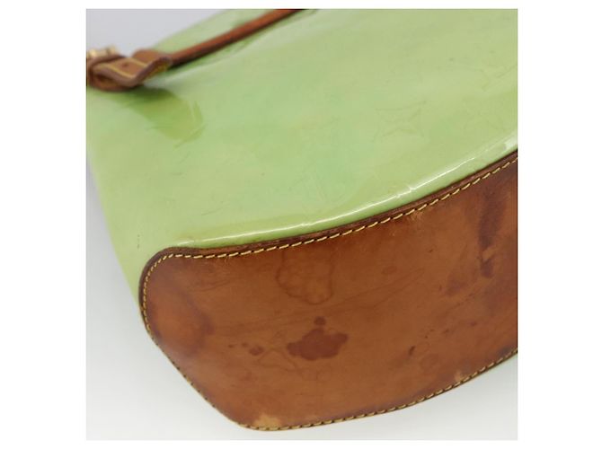 LOUIS VUITTON Borsa a Spalla Vernis Biscayne Bay GM Menta M91285 Auth LNZ031 Verde - vista 13
