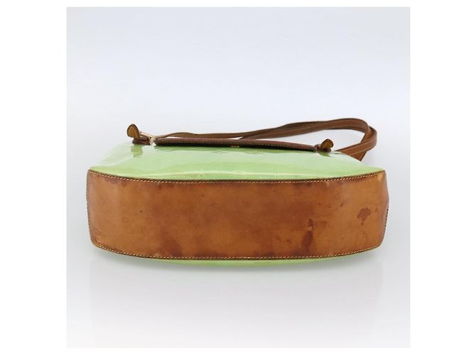 LOUIS VUITTON Borsa a Spalla Vernis Biscayne Bay GM Menta M91285 Auth LNZ031 Verde - vista 9