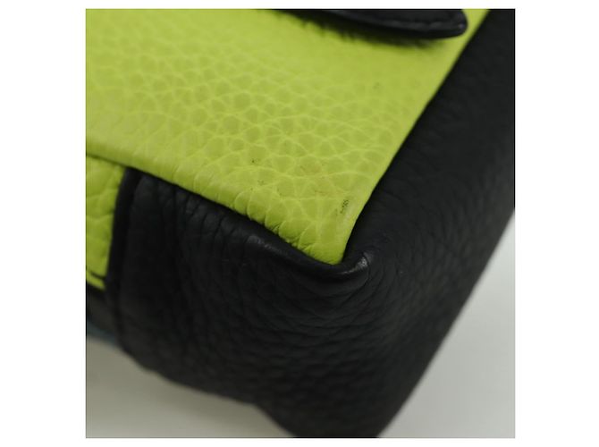 LOUIS VUITTON Pochette Quadrata Charm in Pelle Blocchi di Colore Grigio M00739 Auth ARZ207M Marrone - vista 12