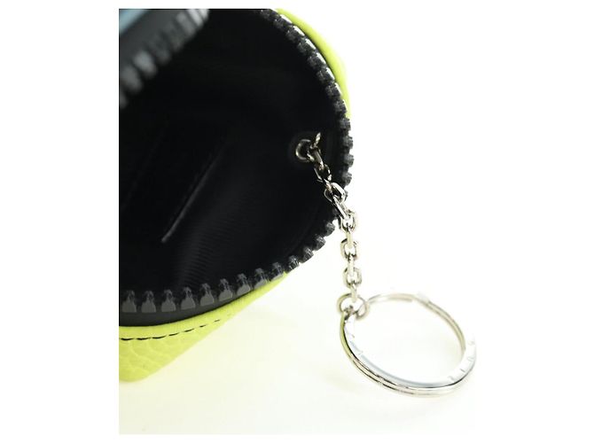 LOUIS VUITTON Pochette Quadrata Charm in Pelle Blocchi di Colore Grigio M00739 Auth ARZ207M Marrone - vista 22