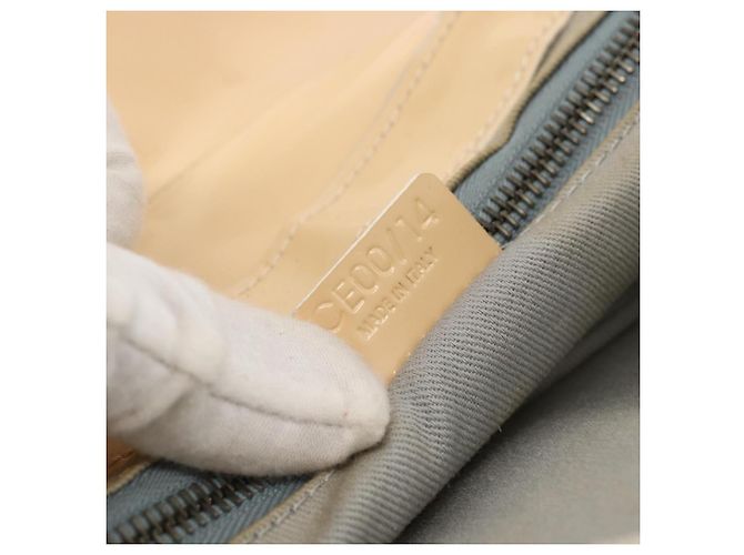 Céline CELINE C Macadam Canvas Schultertasche Hellblau Silber Auth LNZ508V - Ansicht 21