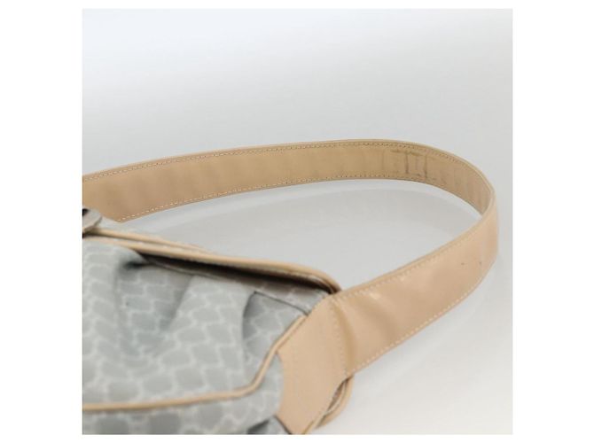 Céline CELINE C Macadam Canvas Schultertasche Hellblau Silber Auth LNZ508V - Ansicht 8