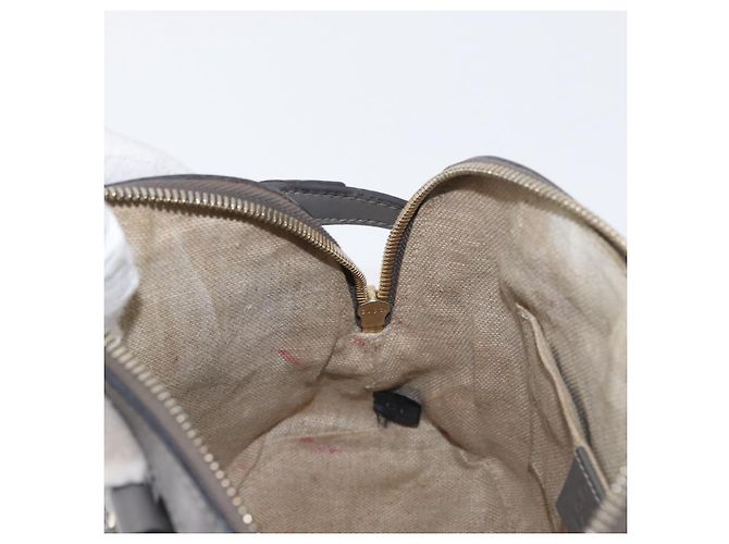 GUCCI Micro GG Canvas Guccissima Tasche Leder 2-Wege Grau Gold 449654 Auth mr2015 - Ansicht 21