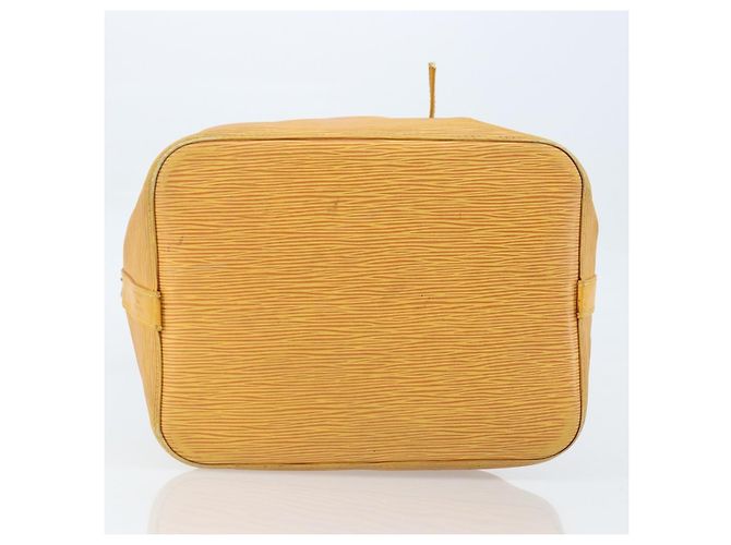 Noe LOUIS VUITTON Borsa a Spalla Petit Noé Epi Gialla M44109 LV Auth ka2646 Giallo - vista 9