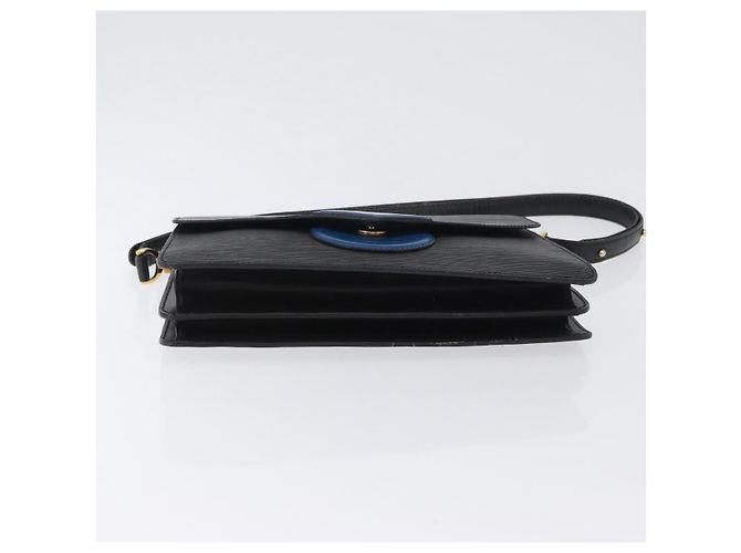 LOUIS VUITTON Borsa a Spalla Epi Osh Nera Blu M52445 LV Auth 172755 Nero - vista 10