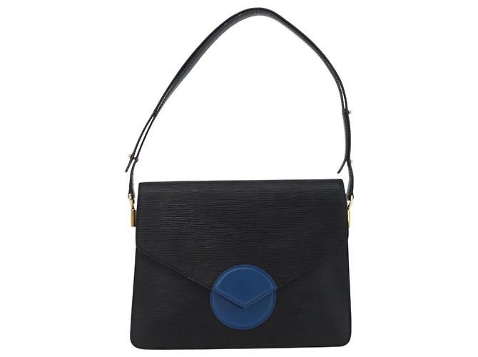 LOUIS VUITTON Borsa a Spalla Epi Osh Nera Blu M52445 LV Auth 172755 Nero - vista 2