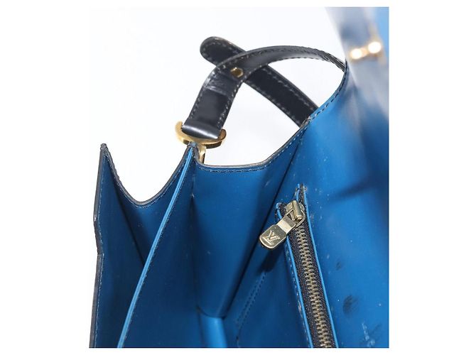 LOUIS VUITTON Borsa a Spalla Epi Osh Nera Blu M52445 LV Auth 172755 Nero - vista 23
