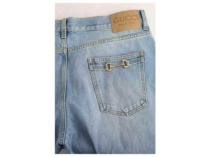 Gucci Jeans dritti blu - vista 3