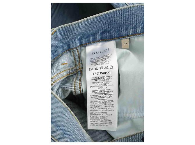 Gucci Jeans dritti blu - vista 5