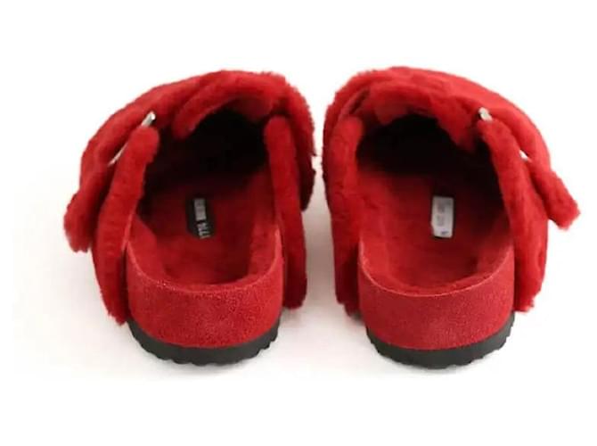 Birkenstock Mule rosse Rosso - vista 2