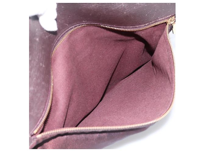 LOUIS VUITTON Borsa a Spalla Taiga Delsous Acajou M30166 LV Auth ka2721 Marrone - vista 24