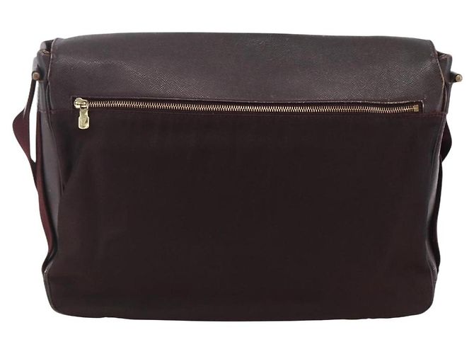 LOUIS VUITTON Borsa a Spalla Taiga Delsous Acajou M30166 LV Auth ka2721 Marrone - vista 3