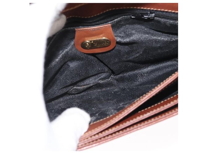 Borsa a Spalla in Tela Micro GG Gucci PVC Nero Oro 004 106 0024 Auth 173559 D'oro - vista 17