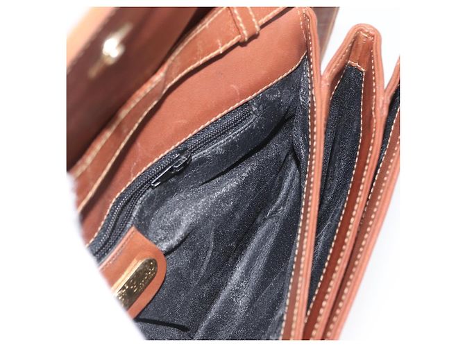 Borsa a Spalla in Tela Micro GG Gucci PVC Nero Oro 004 106 0024 Auth 173559 D'oro - vista 18
