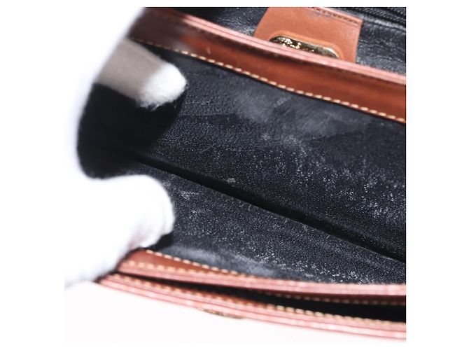 Borsa a Spalla in Tela Micro GG Gucci PVC Nero Oro 004 106 0024 Auth 173559 D'oro - vista 20