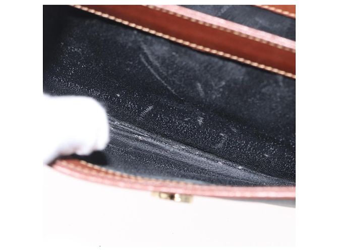 Borsa a Spalla in Tela Micro GG Gucci PVC Nero Oro 004 106 0024 Auth 173559 D'oro - vista 21