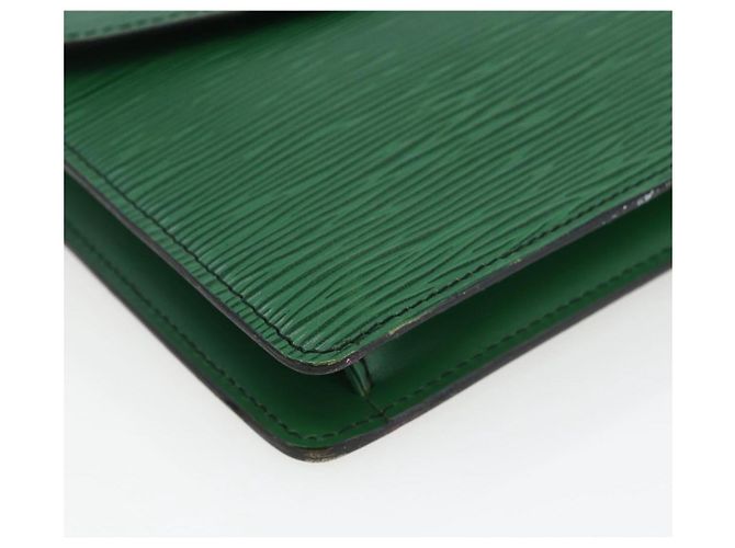 LOUIS VUITTON Clutch Montaigne 23 Epi Verde M52664 LV Auth LNZ018 - vista 9
