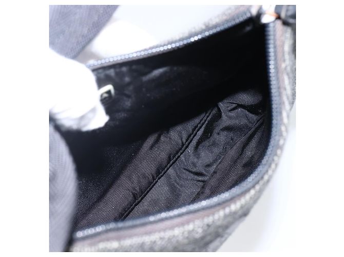 Handtasche aus grauer Wolle Authentisch PRADA LNZ343 Braun - Ansicht 18
