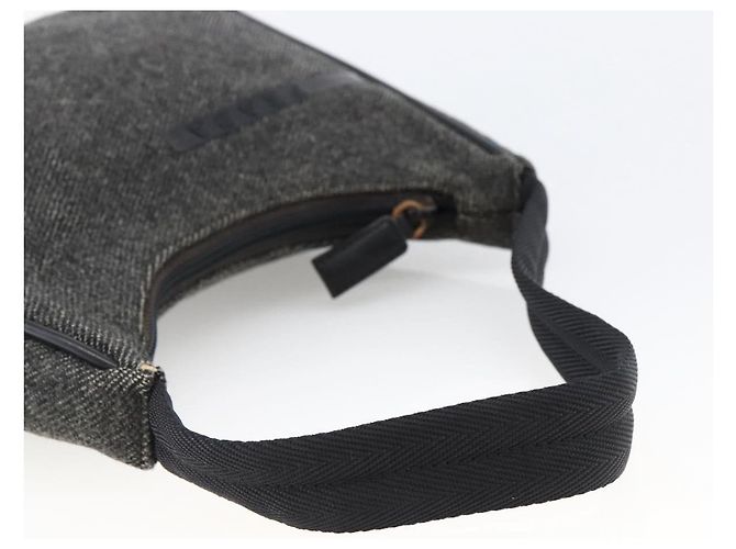 Handtasche aus grauer Wolle Authentisch PRADA LNZ343 Braun - Ansicht 8