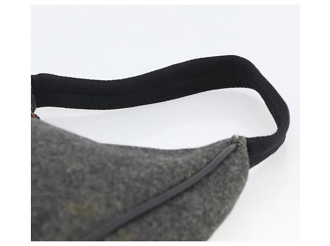 Handtasche aus grauer Wolle Authentisch PRADA LNZ343 Braun - Ansicht 9