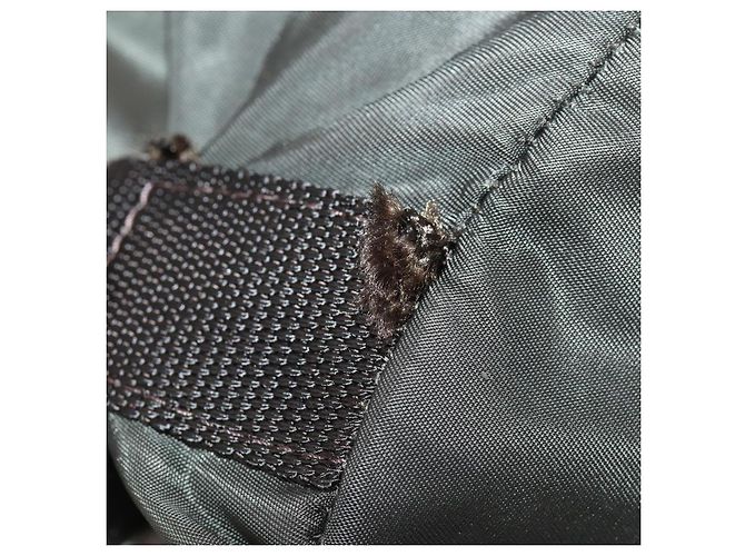 PRADA Rucksack aus grauem Nylon mit Silber authentisch BA10561 Braun - Ansicht 16