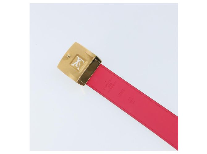 LOUIS VUITTON Monogramm Multicolor Gürtel Quadrat Weiß LV Auth ki6477 - Ansicht 7