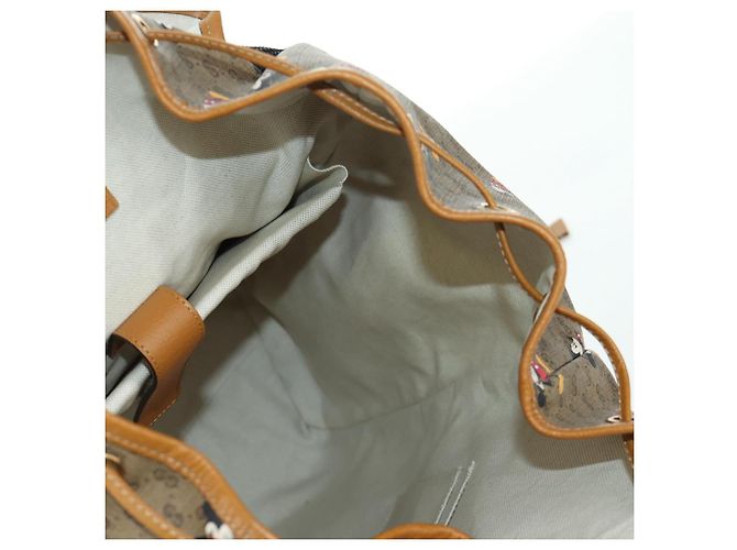 Borsa a spalla GUCCI Micro GG Supreme GUCCIxDisney in PVC beige 603898 Auth LNZ217SM - vista 24