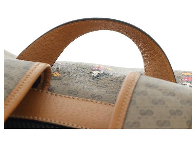 Borsa a spalla GUCCI Micro GG Supreme GUCCIxDisney in PVC beige 603898 Auth LNZ217SM - vista 8
