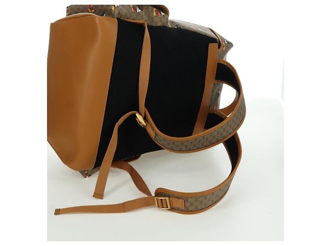 Borsa a spalla GUCCI Micro GG Supreme GUCCIxDisney in PVC beige 603898 Auth LNZ217SM - vista 9