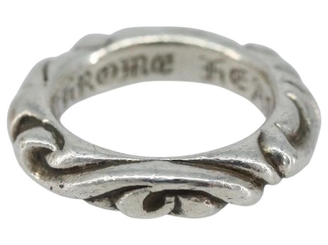 Anello Scroll in Argento Ag925 Chrome Hearts Auth LNZ147SM - vista 2