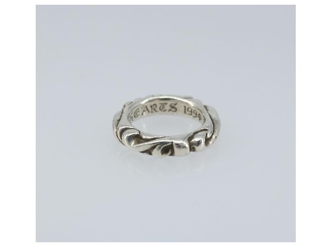 Anello Scroll in Argento Ag925 Chrome Hearts Auth LNZ147SM - vista 4