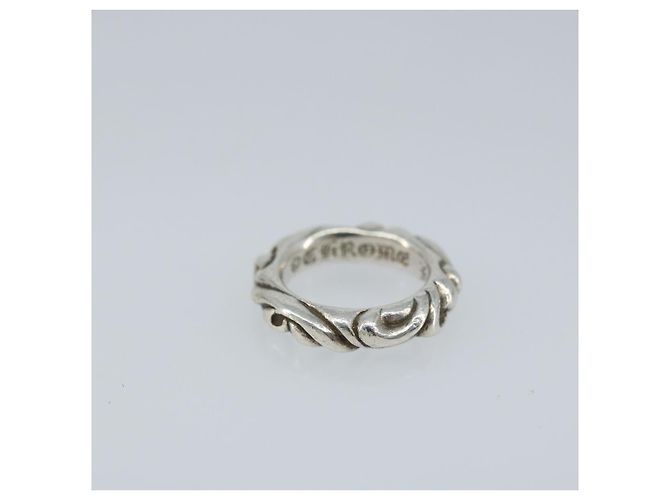 Anello Scroll in Argento Ag925 Chrome Hearts Auth LNZ147SM - vista 5