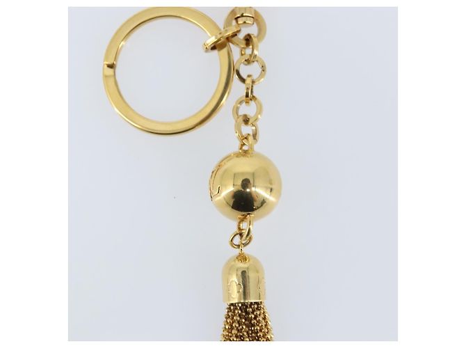 LOUIS VUITTON Llave Swing en metal dorado M65997 LV Auth ARZ269V - vista 10