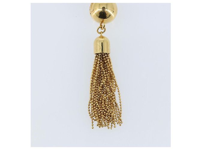 LOUIS VUITTON Llave Swing en metal dorado M65997 LV Auth ARZ269V - vista 11