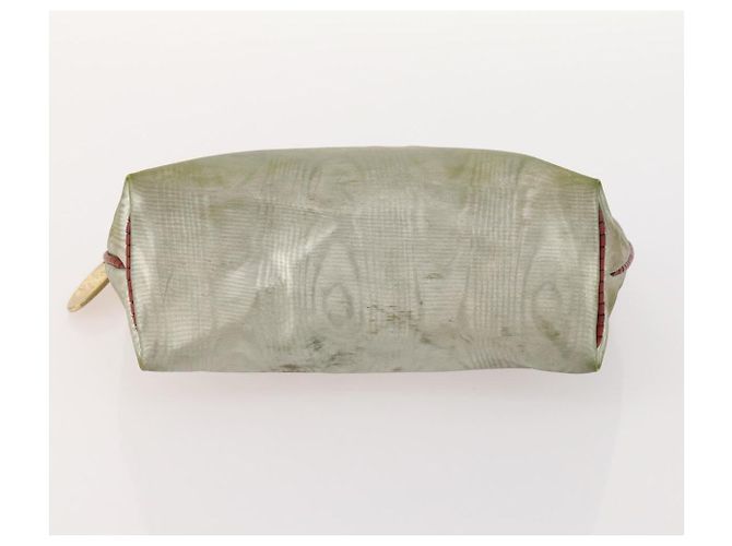 LOEWE Borsa a Mano Anagram Pelle Nylon Camoscio 3 Set Rosso Grigio Verde Auth 173684 Marrone - vista 13