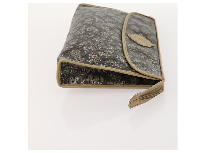 LOEWE Borsa a Mano Anagram Pelle Nylon Camoscio 3 Set Rosso Grigio Verde Auth 173684 Marrone - vista 17