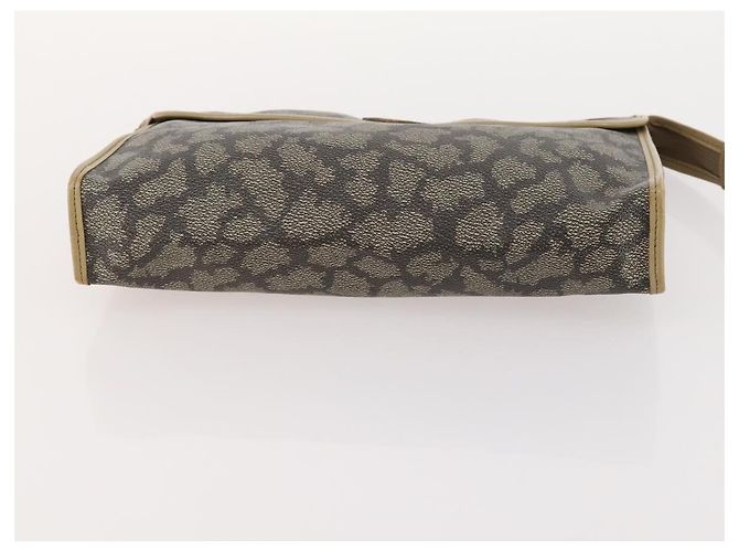 LOEWE Borsa a Mano Anagram Pelle Nylon Camoscio 3 Set Rosso Grigio Verde Auth 173684 Marrone - vista 19