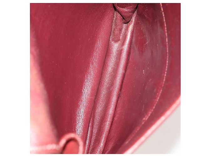 LOEWE Borsa a Mano Anagram Pelle Nylon Camoscio 3 Set Rosso Grigio Verde Auth 173684 Marrone - vista 8