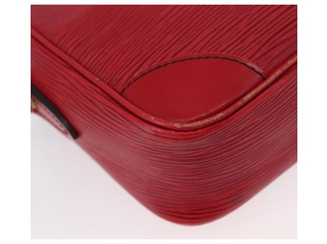 LOUIS VUITTON Bolsa de Ombro Epi Trocadero 23 Vermelha M52307 LV Auth LNZ524 Vermelho - vista 13