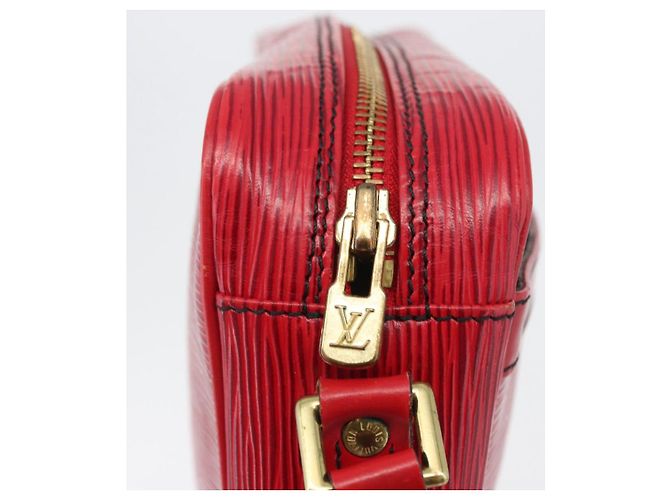 LOUIS VUITTON Bolsa de Ombro Epi Trocadero 23 Vermelha M52307 LV Auth LNZ524 Vermelho - vista 15