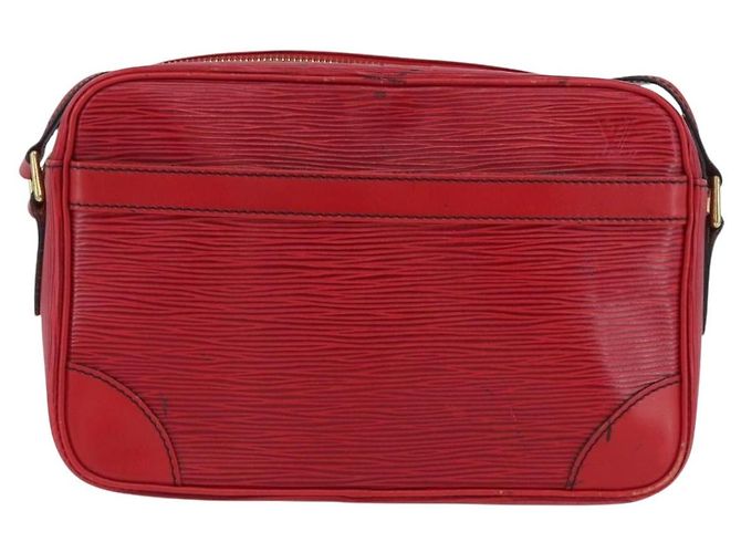 LOUIS VUITTON Bolsa de Ombro Epi Trocadero 23 Vermelha M52307 LV Auth LNZ524 Vermelho - vista 2