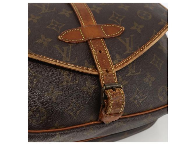 LOUIS VUITTON Borsa a Spalla Monogram Saumur 30 M42256 LV Auth bs33502 Monogramma - vista 16