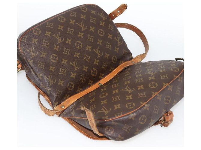 LOUIS VUITTON Borsa a Spalla Monogram Saumur 30 M42256 LV Auth bs33502 Monogramma - vista 17