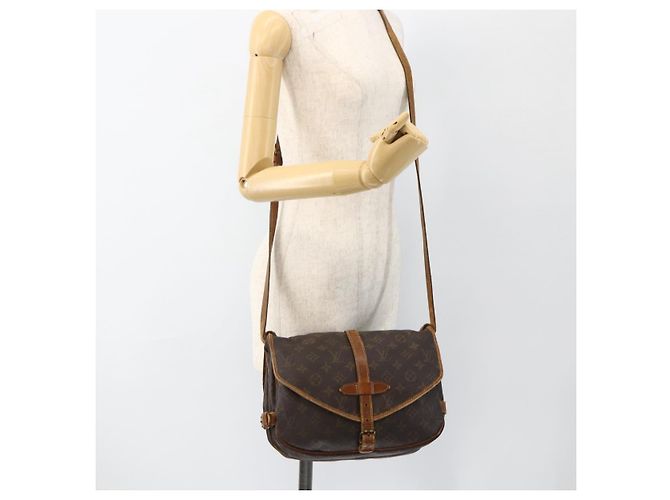 LOUIS VUITTON Borsa a Spalla Monogram Saumur 30 M42256 LV Auth bs33502 Monogramma - vista 25