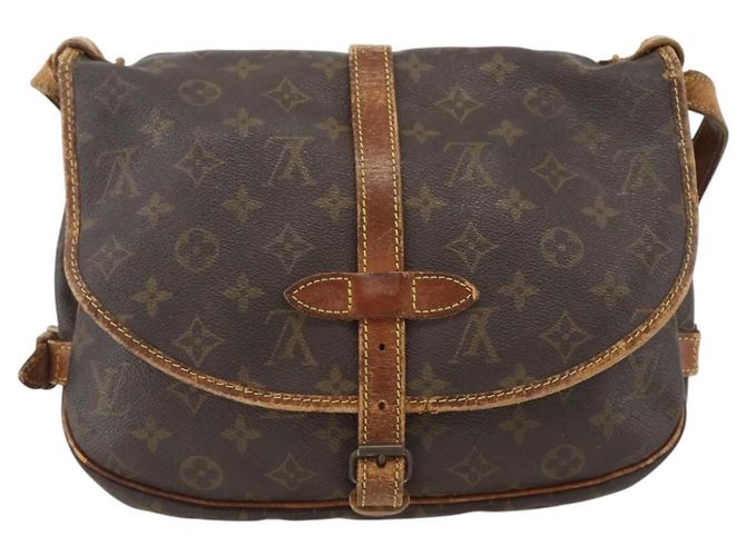 LOUIS VUITTON Borsa a Spalla Monogram Saumur 30 M42256 LV Auth bs33502 Monogramma - vista 3