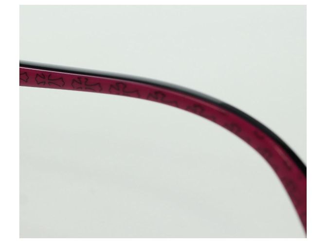Chrome Hearts Glasses plastic Pink Black Auth 166985SM - view 13